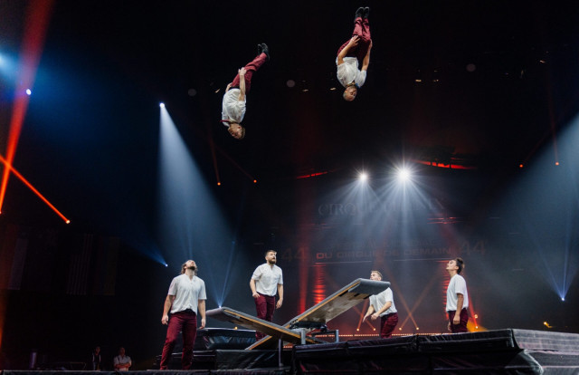 Die dänische Artistengruppe MOTUS (Foto: Feuerwerk der Turnkunst)